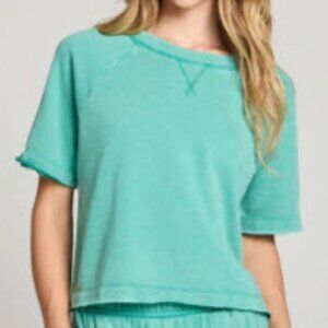 Teal tank, flawed - Clearance